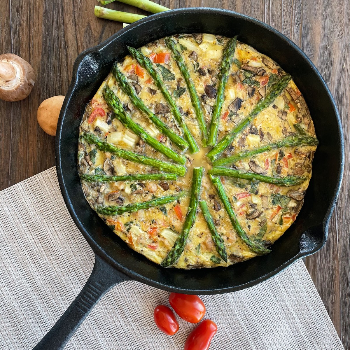 Easy Asparagus Frittata (Dairy-Free &&nbsp;Gluten-Free)