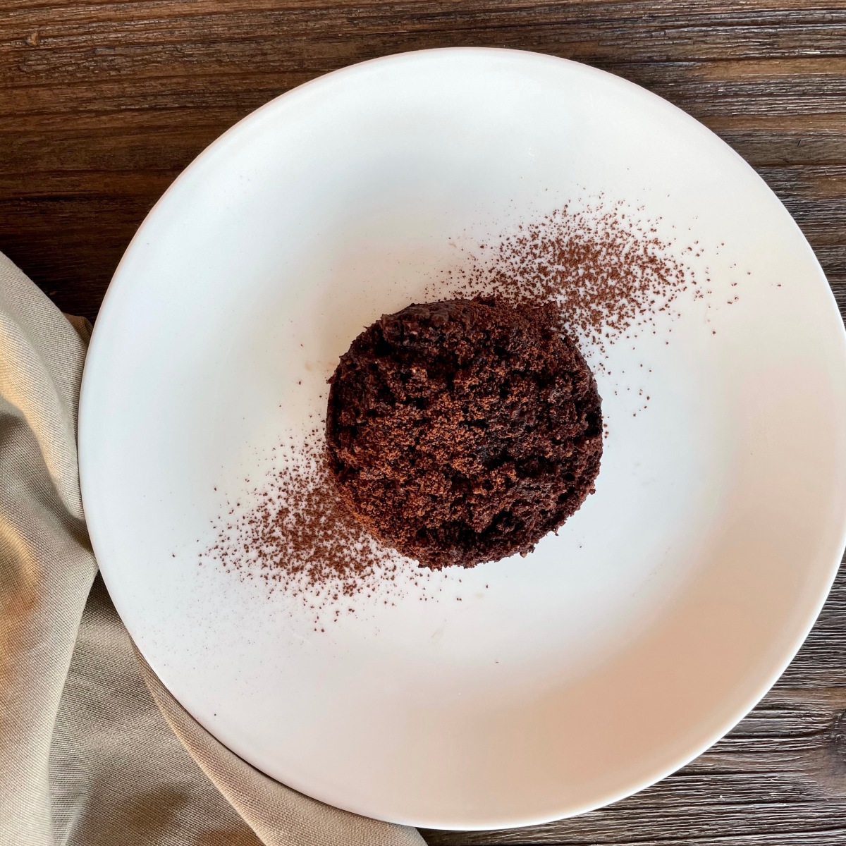 Microwave Chocolate Mug Cake (Vegan & Gluten-Free)